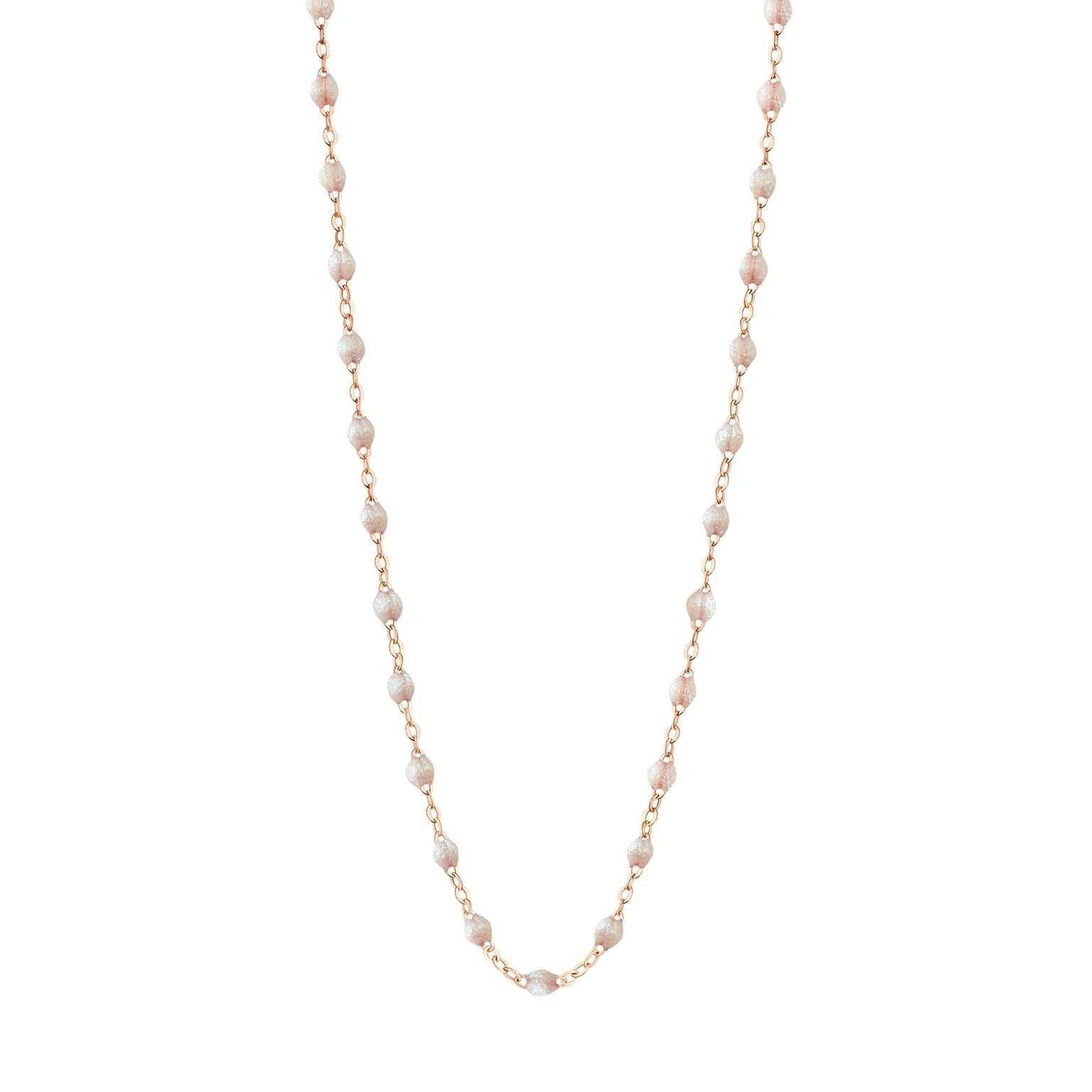 Gigi Clozeau - Collier opale Classique Gigi, or rose, 42 cm