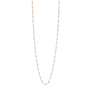 Gigi Clozeau - Collier opale Classique Gigi, or rose, 60 cm