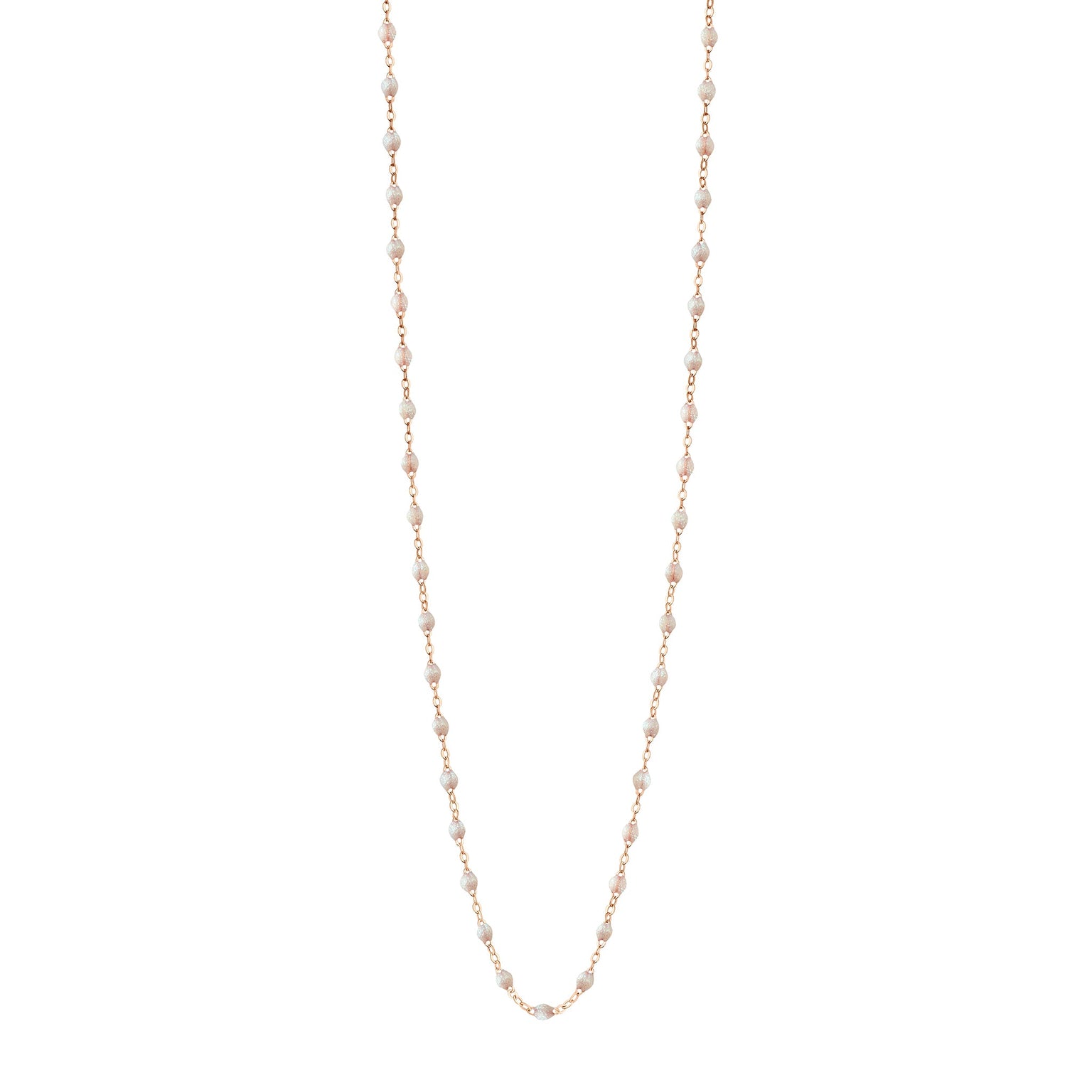 Gigi Clozeau - Collier opale Classique Gigi, or rose, 60 cm