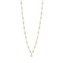 Gigi Clozeau - Collier opale Gigi Suprême, or jaune, 1 diamant, 42 cm