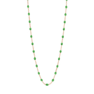Gigi Clozeau - Collier prairie Classique Gigi, or rose, 42 cm