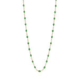 Gigi Clozeau - Collier prairie Classique Gigi, or rose, 45 cm