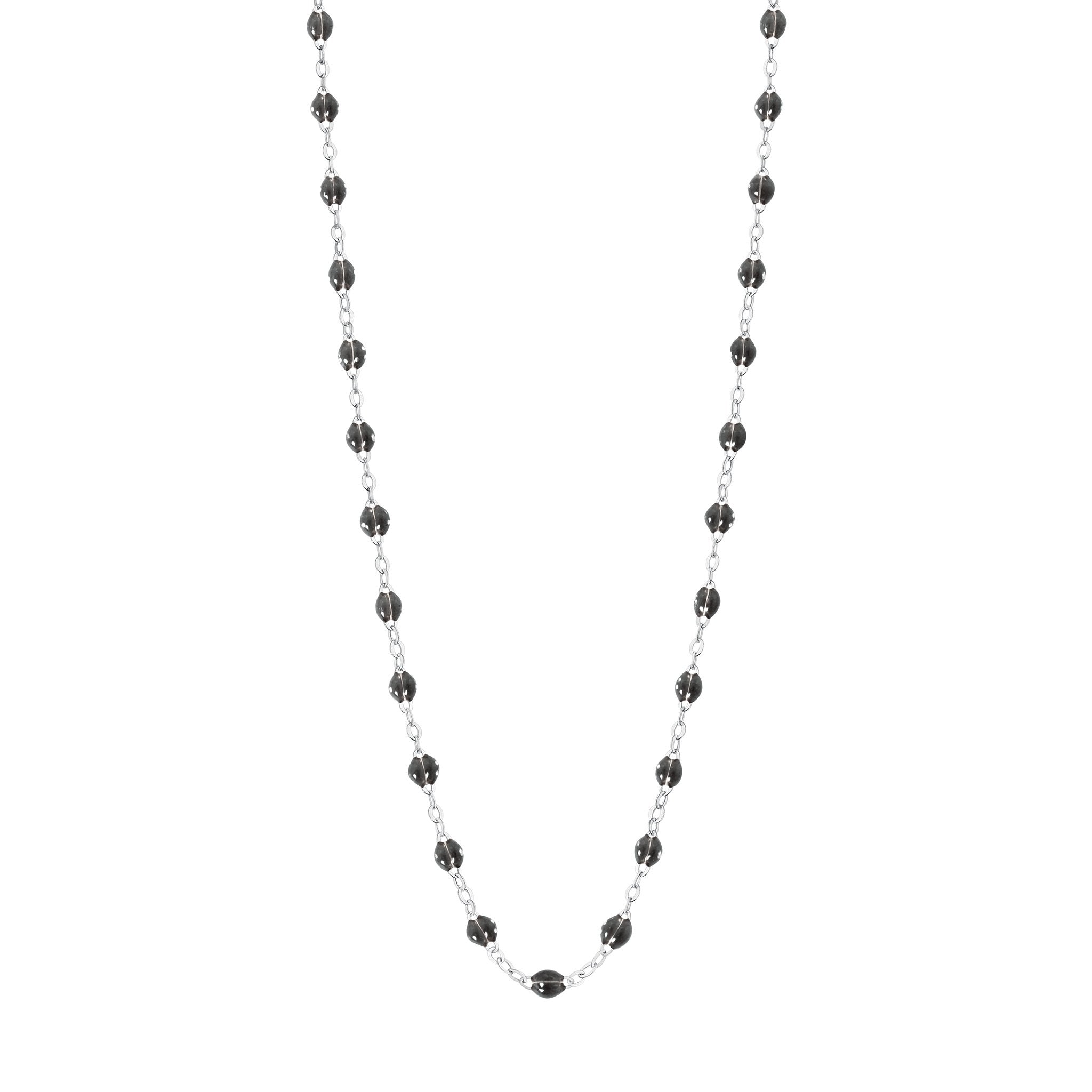 Gigi Clozeau - Collier quartz Classique Gigi, or blanc, 45 cm