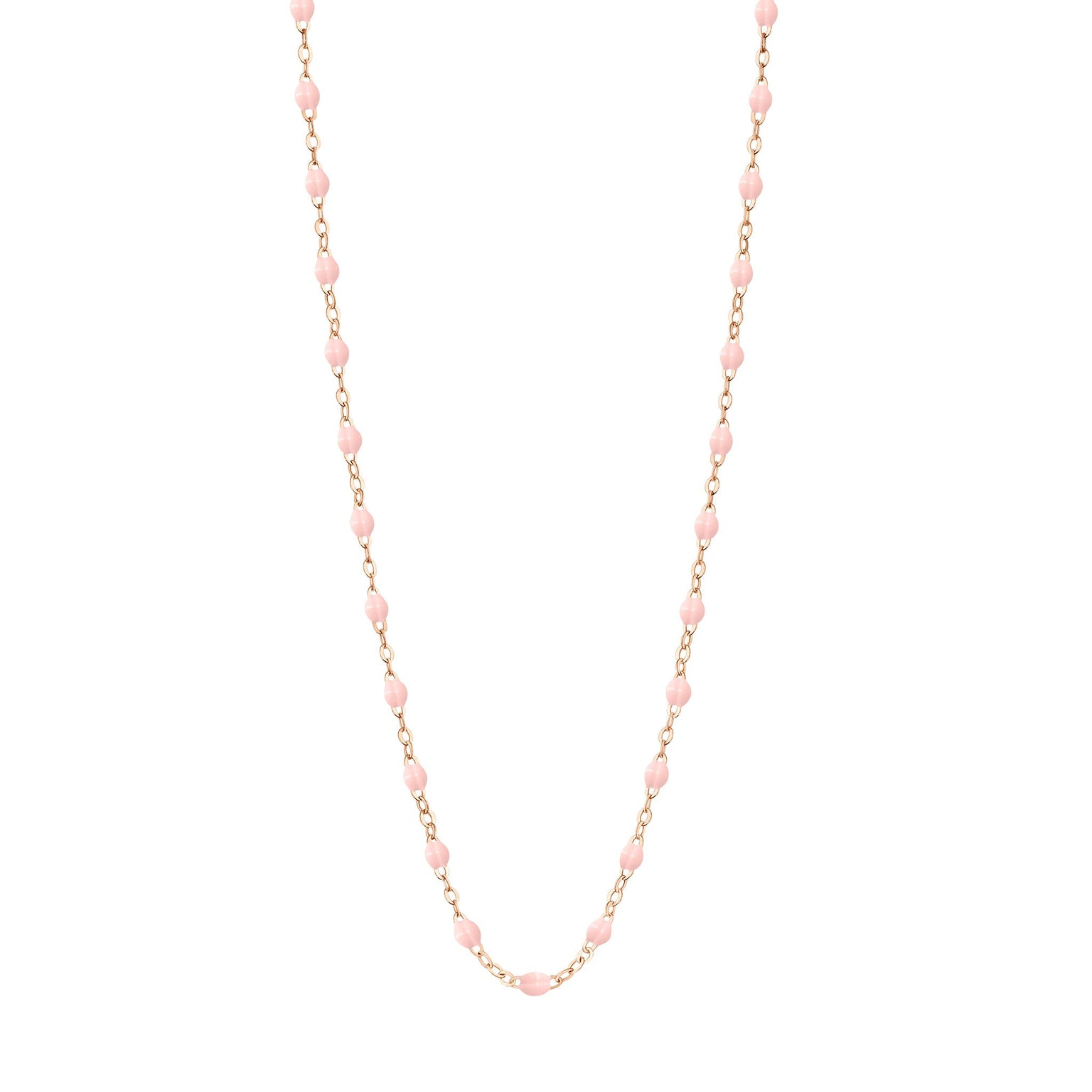 Gigi Clozeau - Collier rose bébé Classique Gigi, or rose, 45 cm