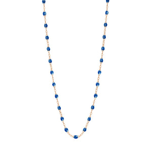 Gigi Clozeau - Collier saphir Classique Gigi, or rose, 50 cm