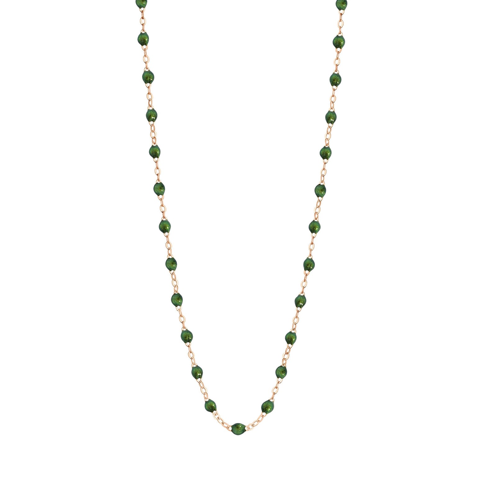 Gigi Clozeau - Collier scarabée Classique Gigi, or rose, 45 cm