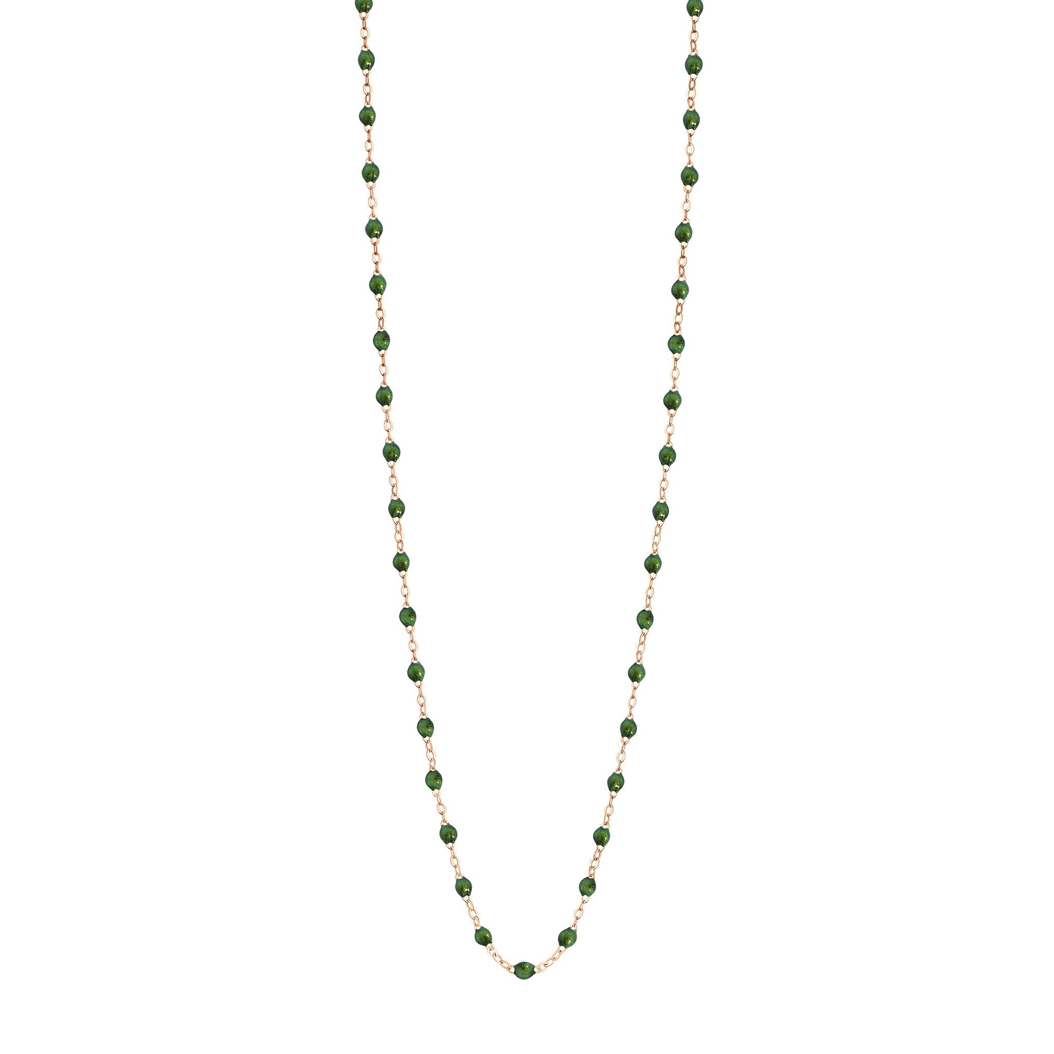 Gigi Clozeau - Collier scarabée Classique Gigi, or rose, 60 cm