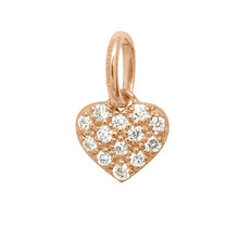 Gigi Clozeau - Pendentif In Love, diamants, or rose
