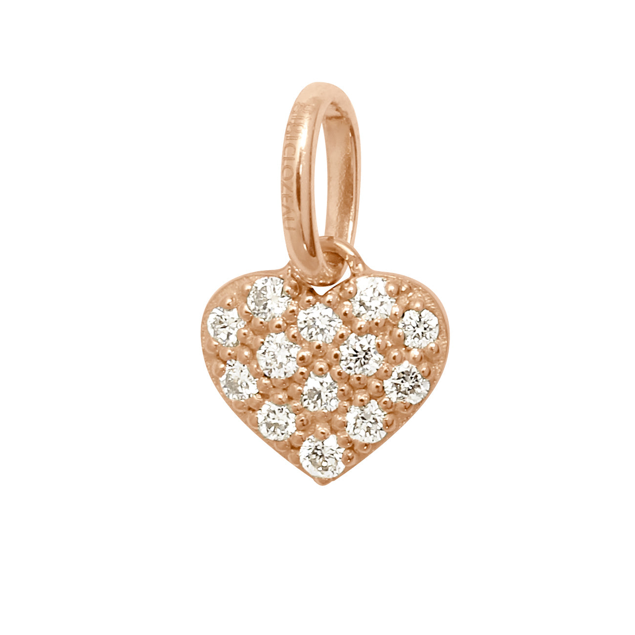 Gigi Clozeau - Pendentif In Love, diamants, or rose