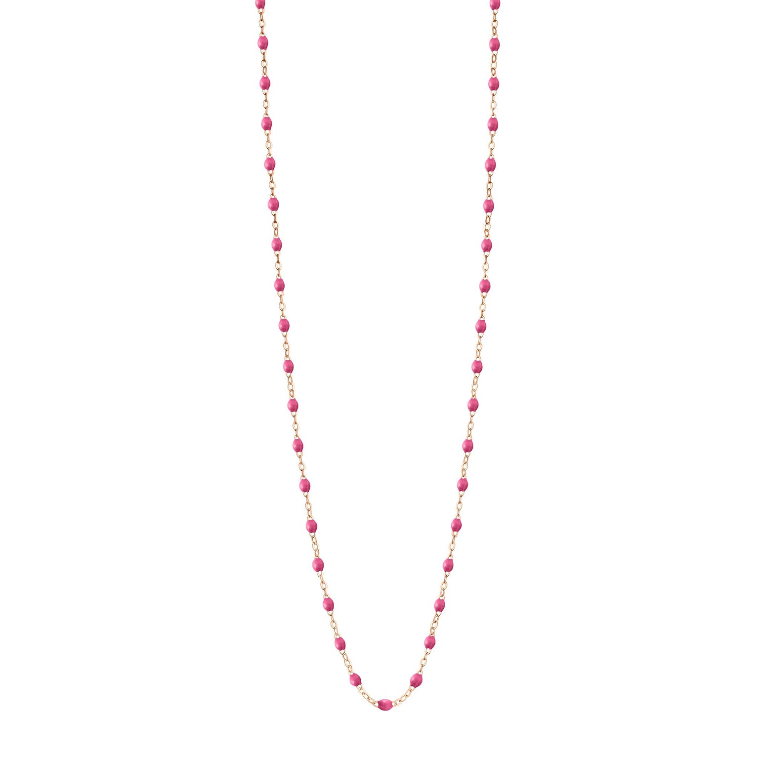 Gigi Clozeau - Sautoir bonbon Classique Gigi, or rose, 60 cm