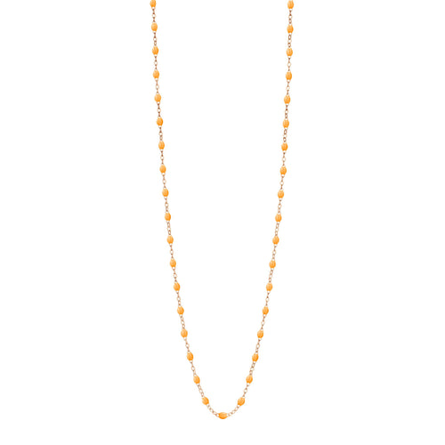 Gigi Clozeau - Sautoir mandarine Classique Gigi, or rose, 60 cm