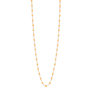 Gigi Clozeau - Sautoir mandarine Classique Gigi, or rose, 86 cm