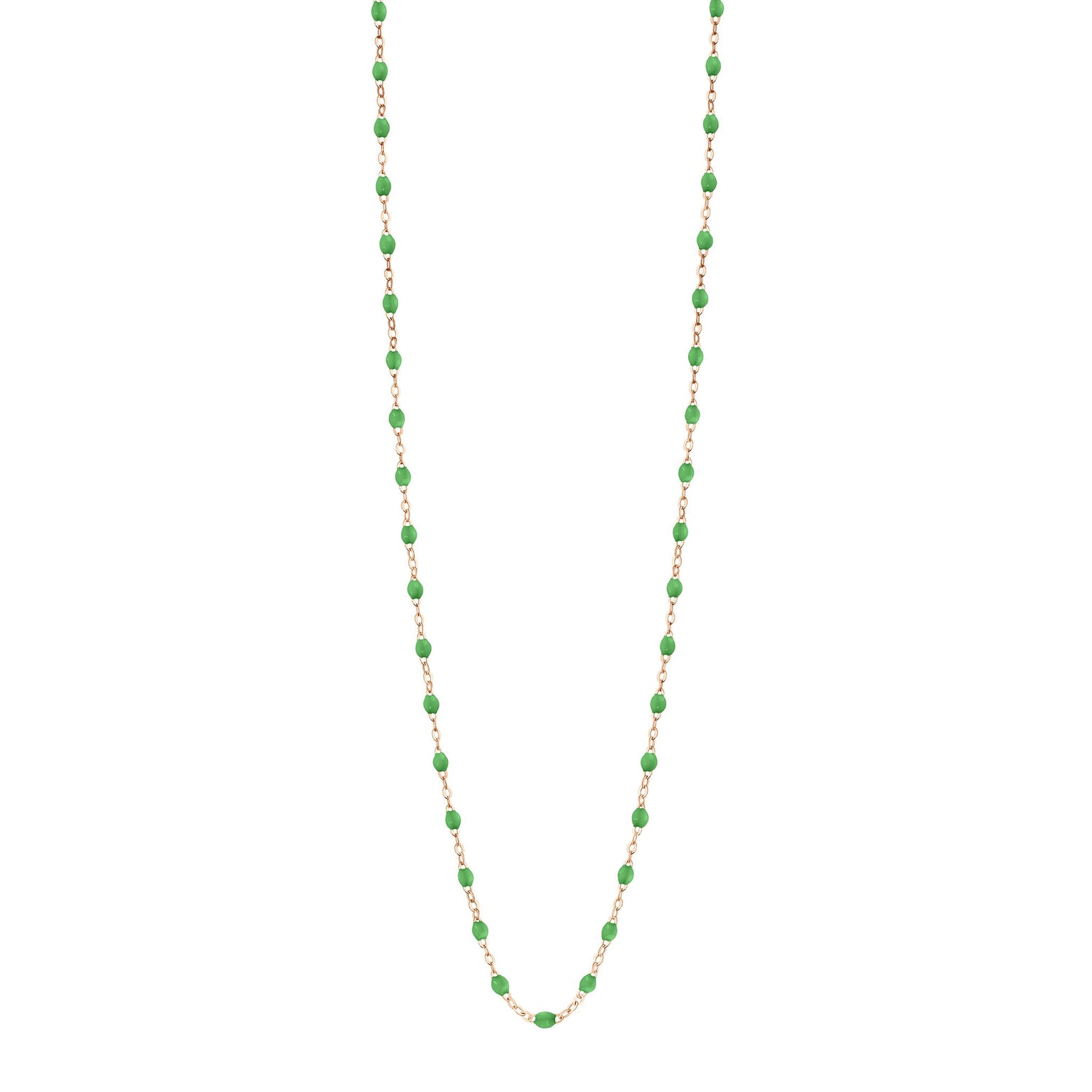 Gigi Clozeau - Sautoir prairie Classique Gigi, or rose, 86 cm