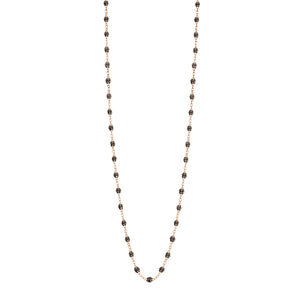 Gigi Clozeau - Sautoir quartz Classique Gigi, or rose, 86 cm