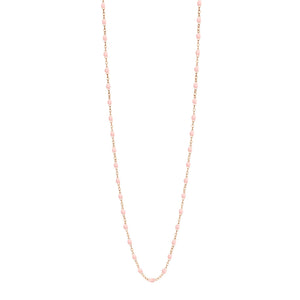Gigi Clozeau - Sautoir rose bébé Classique Gigi, or rose, 86 cm