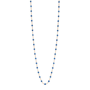 Gigi Clozeau - Sautoir saphir Classique Gigi, or rose, 86 cm